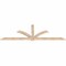 Ekena Millwork Redmond Smooth Timber Gable Bracket, Douglas Fir, 84"W x 28"H x 1 1/2"D x 3 1/2"F, 8/12 Pitch GBW084X28X0204RED00SDF - alternate 2